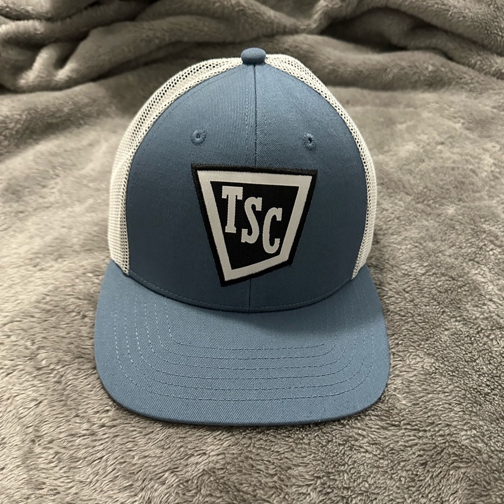 Blue TSC snapback hat. Worn twice. Like new.